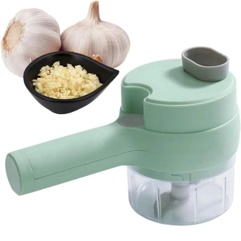 Electric Food Chopper & Vegetable Cutter | Multifunctional USB Rechargeable Food Processor | Chopping, Slicing, Grating & Grinding