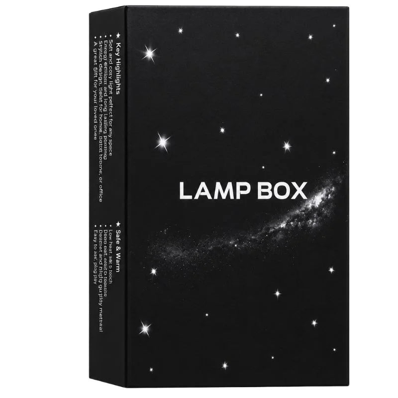 Galaxy Starry Sky Lamp Box | 2-in-1 Projector Night Light with 3 Projection Lenses | Built-in Night Light