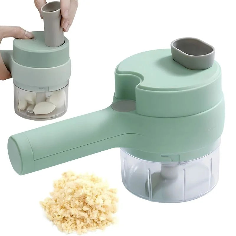 Electric Food Chopper & Vegetable Cutter | Multifunctional USB Rechargeable Food Processor | Chopping, Slicing, Grating & Grinding