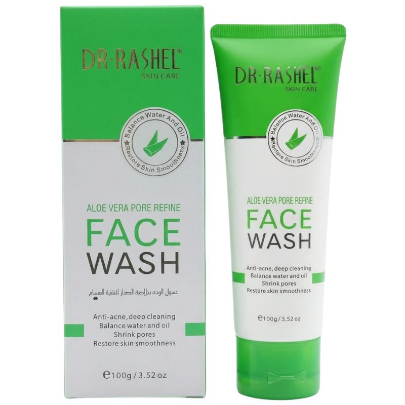 Aloe Vera Pore Refining DR. RASHEL Face Wash | Deep Cleansing & Hydrating Facial Cleanser | 100g
